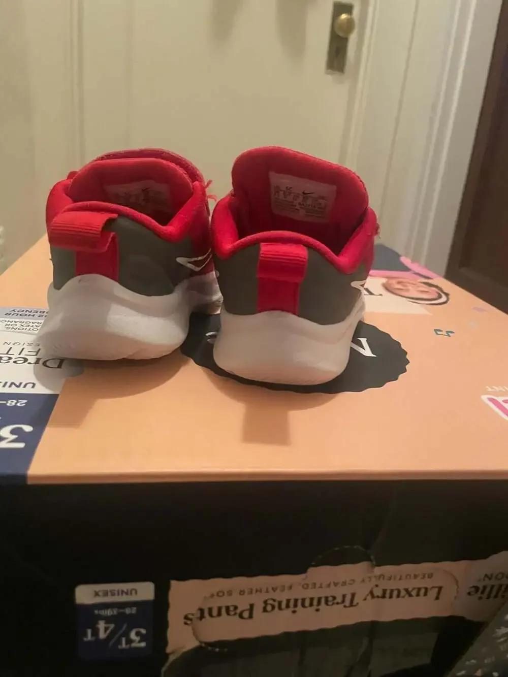 Nike Star Runner 3 TDV Toddler Shoes, University Red/Smoke Grey, Size 5C